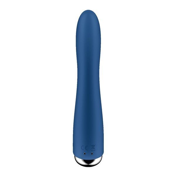 Вібратор точки G з обертанням Satisfyer Spinning Vibe 1 Blue, 2 мотори SX0559 фото