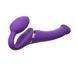 Безремінний страпон з вібрацією Strap-On-Me Vibrating Violet M, діаметр 3,8 см, пульт ДК, регульований SO3825 фото 1