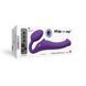 Безремінний страпон з вібрацією Strap-On-Me Vibrating Violet M, діаметр 3,8 см, пульт ДК, регульований SO3825 фото 7