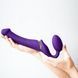 Безремінний страпон з вібрацією Strap-On-Me Vibrating Violet M, діаметр 3,8 см, пульт ДК, регульований SO3825 фото 9