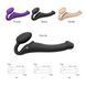 Безремінний страпон з вібрацією Strap-On-Me Vibrating Violet M, діаметр 3,8 см, пульт ДК, регульований SO3825 фото 2