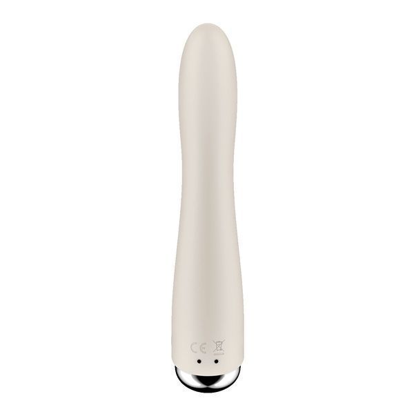 Вібратор точки G з обертанням Satisfyer Spinning Vibe 1 Beige, 2 мотори SX0560 фото