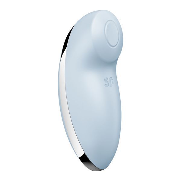 Вібростимулятор-пульсатор Satisfyer Tap & Climax 2 Blue, ефект постукування пальцем SX2183 фото