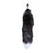 Металева анальна пробка Лисячий хвіст Alive Black And White Fox Tail розмір S, діаметр 2,9 см SO6321 фото 2