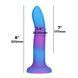 Фалоімітатор, що світиться в темряві, ADDICTION Rave 8&Prime; Glow in the Dark Dildo Blue Purple, 20,3 см SO6851 фото 4