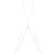 Ланцюжок для тіла Bijoux Indiscrets Magnifique 8 Body Chain &mdash; Silver SO5923 фото 1