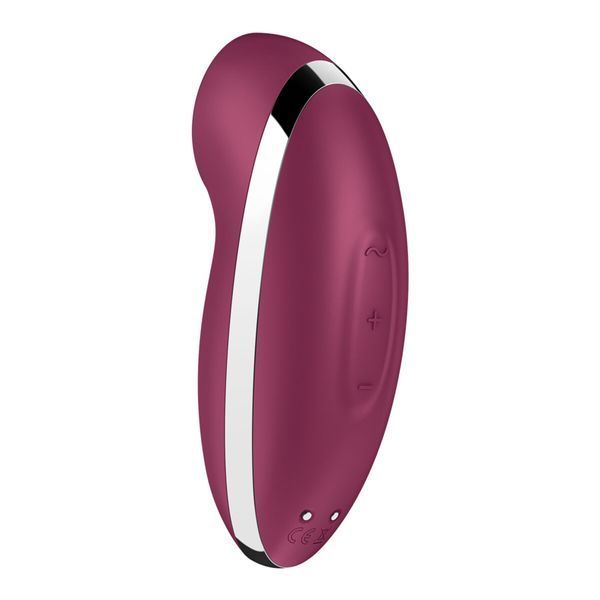 Вібростимулятор-пульсатор Satisfyer Tap & Climax 2 Red, ефект постукування пальцем SX2185 фото