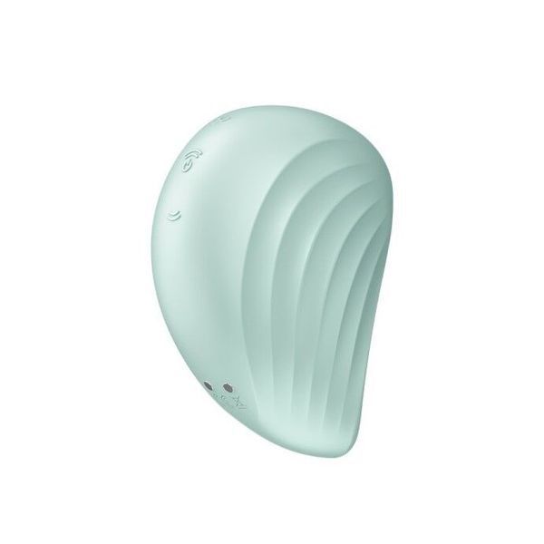 Вакуумний кліторальний стимулятор із вібрацією Satisfyer Pearl Diver Mint SO6077 фото