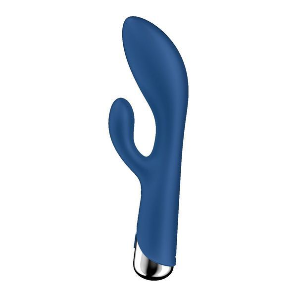 Вібратор-кролик з ротацією Satisfyer Spinning Rabbit 1 Blue, 3 мотори SX0562 фото