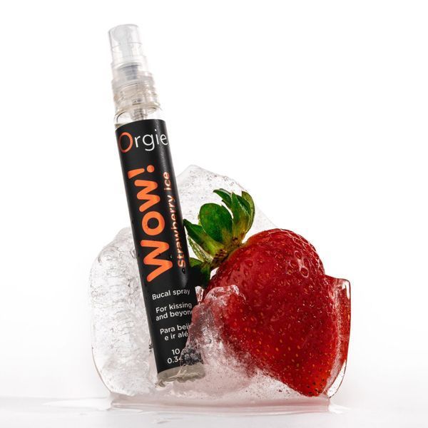 Спрей для орального сексу Orgie &ndash; Wow! Strawberry Ice (10 мл) з охолоджувальним ефектом SX1564 фото