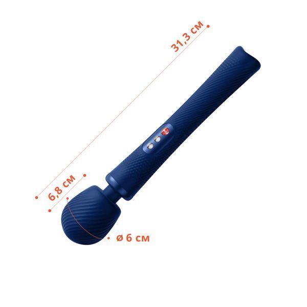 Вібромасажер Fun Factory VIM Vibrating Wand midnight blue, суперпотужний та легкий, до 6 годин роботи SX0920 фото