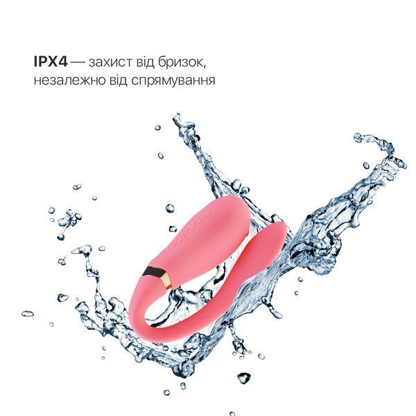 Смартвібратор для пар Zalo &mdash; Fanfan Rouge Pink SO6669 фото