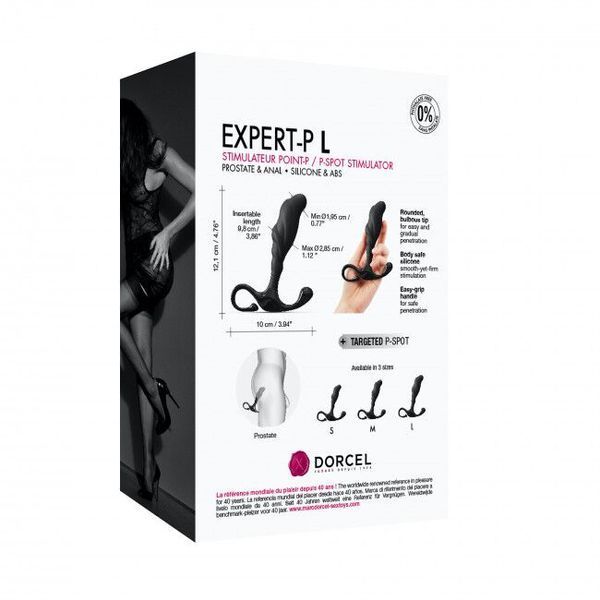 Ручний ергономічний масажер простати Dorcel Expert P size L SO5526 фото