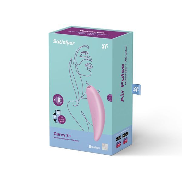 Вакуумний кліторальний стимулятор Satisfyer Curvy 3+ SO3893 фото