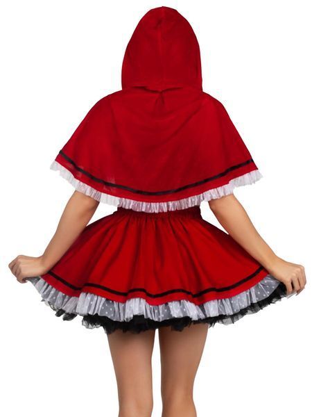 Костюм Червоної Шапочки Leg Avenue Flirty Miss Red Top and Skirt XS SX2784 фото