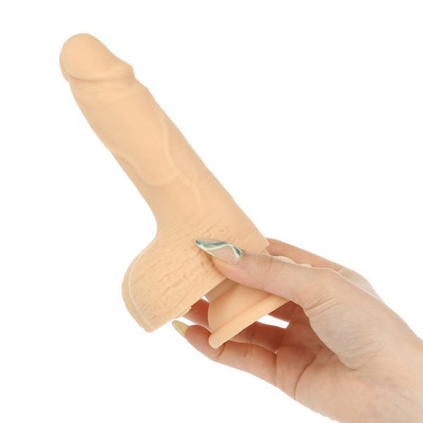 Фалоімітатор-пульсатор Naked Addiction 6.5&Prime; Thrusting Dong With Remote SO7756 фото