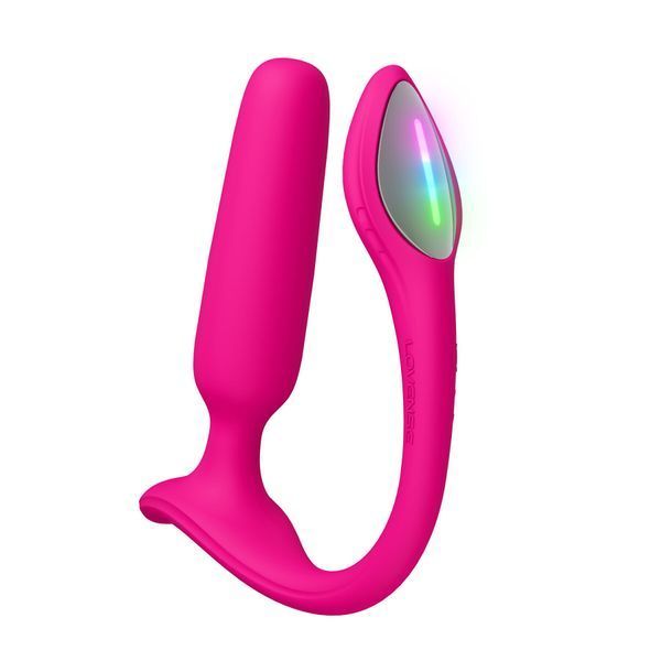 Анальна смарт-вібропробка Lovense Lush Anal, дуже потужна, LED-підсвічування SX3317 фото