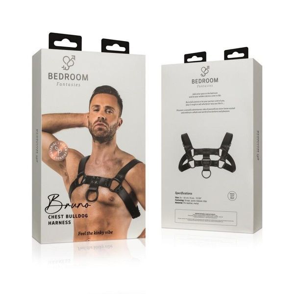 Портупея на плечі Bedroom Fantasies: Bruno Bondage Harness, чорна SO8828 фото