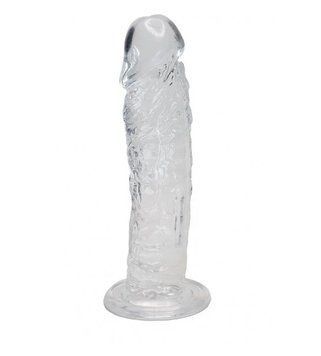 Прозорий фалоімітатор Alive Jelly Dildo Empire з присоскою, діаметр 4,3 см, довжина 19,3 см SO5554 фото