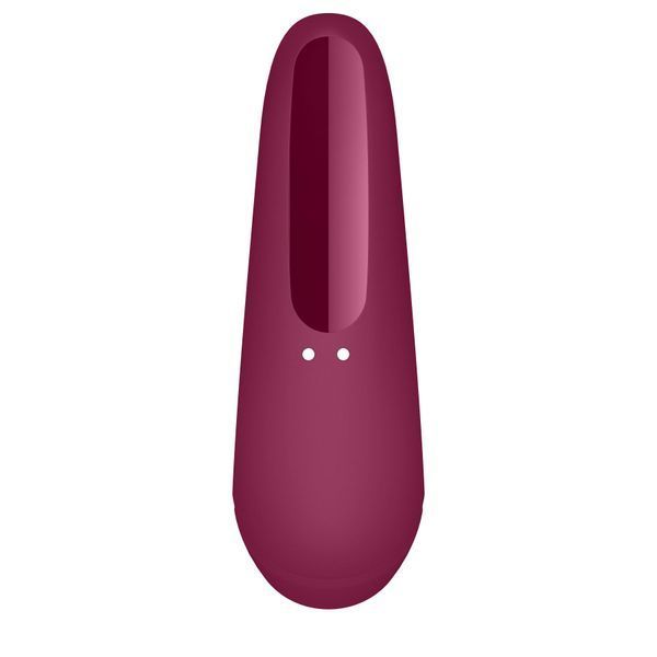 Вакуумний кліторальний стимулятор Satisfyer Curvy 1+ Rose Red з керуванням через інтернет SO3780 фото