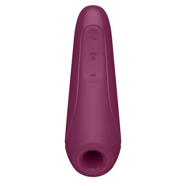 Вакуумний кліторальний стимулятор Satisfyer Curvy 1+ Rose Red з керуванням через інтернет SO3780 фото