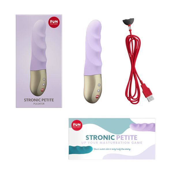 Мініпульсатор Fun Factory STRONIC PETITE pastel lilac, 8 режимів, підходить для початківців SX0922 фото