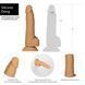 Фалоімітатор ADDICTION Dual Density Silicone Dildo Caramel 8&Prime; з присоскою, діаметр 4,3 см SO8243 фото 7