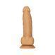Фалоімітатор ADDICTION Dual Density Silicone Dildo Caramel 8&Prime; з присоскою, діаметр 4,3 см SO8243 фото 1