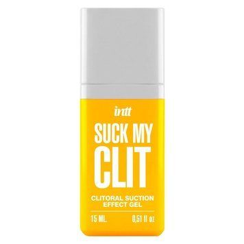 Смоктайзер для клітора Intt Suck My Clit Tropical Mango, манго, гель з ефектом посмоктування SX4003 фото