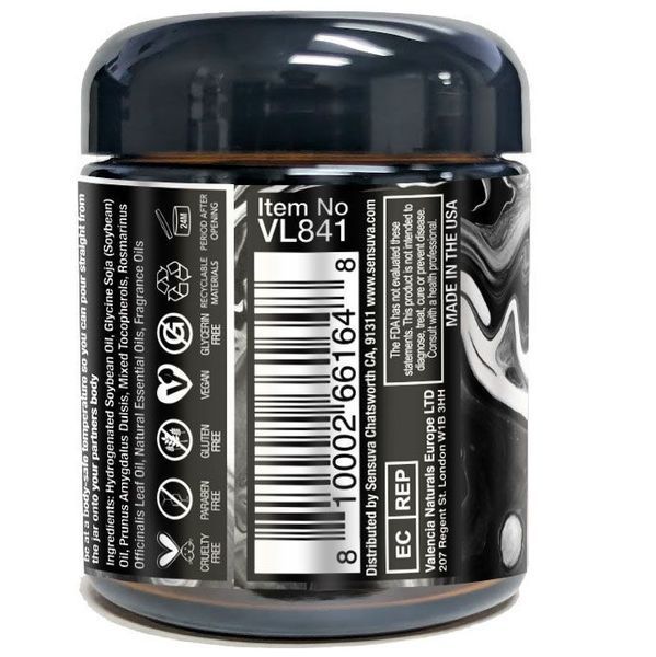 Масажна свічка Sensuva [HE]RO Dark Temptation Massage Oil Candle 113г SX2600 фото