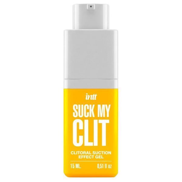 Смоктайзер для клітора Intt Suck My Clit Tropical Mango, манго, гель з ефектом посмоктування SX4003 фото