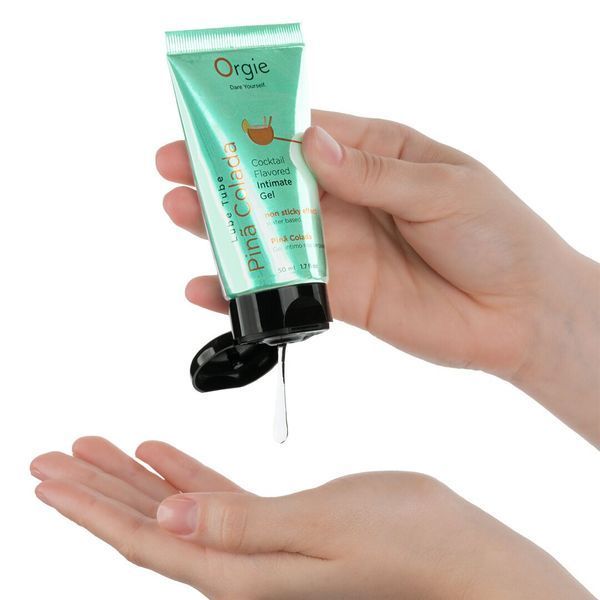 Лубрикант на водній основі Orgie Lube Tube Pina Colada, 50 мл, смак та аромат піна колади SX1516 фото
