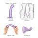 Насадка для страпона Strap-On-Me Dildo Plug P&G Lilas Metallic XXL SO9008 фото 3