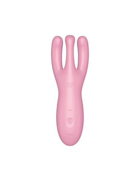Кліторальний смарт-вібратор Satisfyer Threesome 4 Pink з трьома пальчиками SO6082 фото