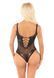 Боді Leg Avenue Rhinestone Net and Lace Bodysuit One Size, Black SX1753 фото 3