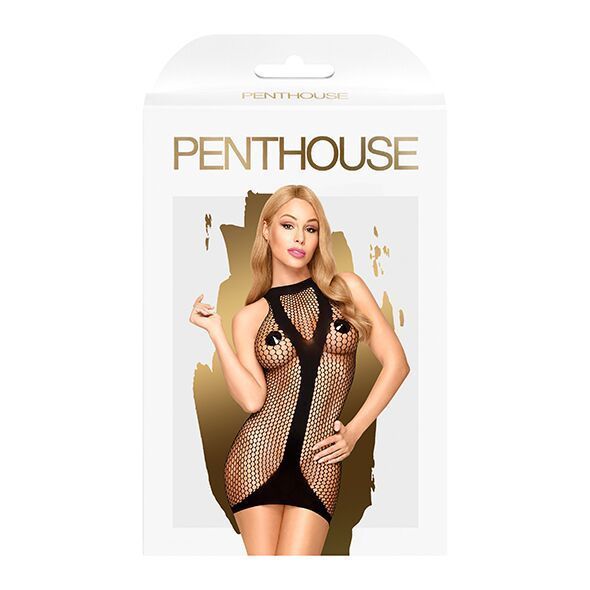 Міні-сукня з декором у вигляді келиха шампанського Penthouse - Ride or Die Black S/L SO4352 фото