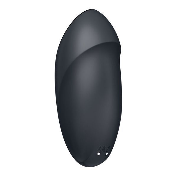 Вібростимулятор-пульсатор Satisfyer Tap & Climax 1 Grey, ефект постукування пальцем, 2 мотори SX0567 фото