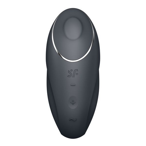 Вібростимулятор-пульсатор Satisfyer Tap & Climax 1 Grey, ефект постукування пальцем, 2 мотори SX0567 фото