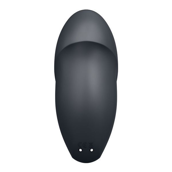 Вібростимулятор-пульсатор Satisfyer Tap & Climax 1 Grey, ефект постукування пальцем, 2 мотори SX0567 фото