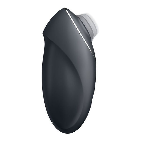 Вібростимулятор-пульсатор Satisfyer Tap & Climax 1 Grey, ефект постукування пальцем, 2 мотори SX0567 фото