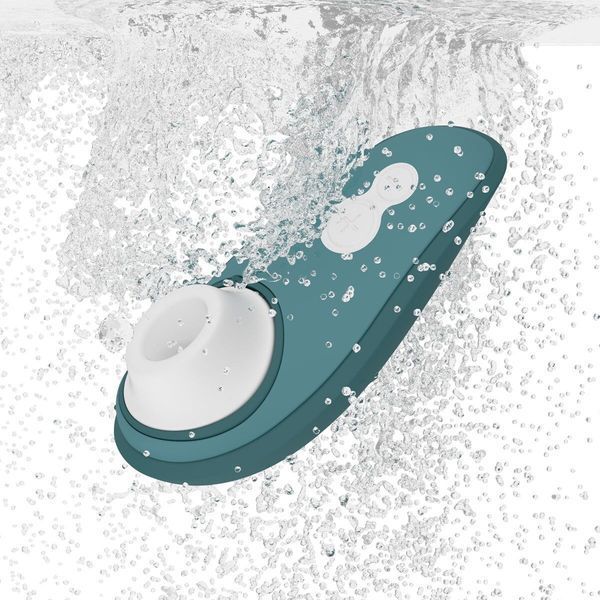 Вакуумний кліторальний стимулятор Womanizer Liberty 2 Dark Petrol, 8 режимів, магнітна кришечка SX0521 фото