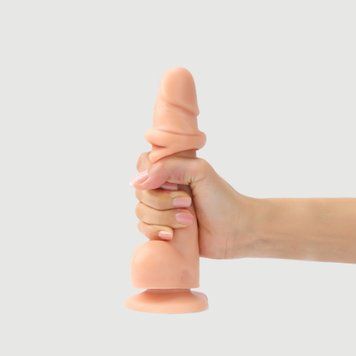 Реалістичний фалоімітатор Strap-On-Me Sliding Skin Realistic Dildo Vanille L, ефект рухливої шкіри SO6261 фото