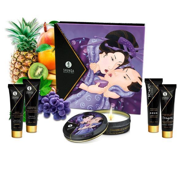 Подарунковий набір Shunga Geishas Secrets &ndash; Exotic Fruits для розкішної ночі вдвох SO7823 фото
