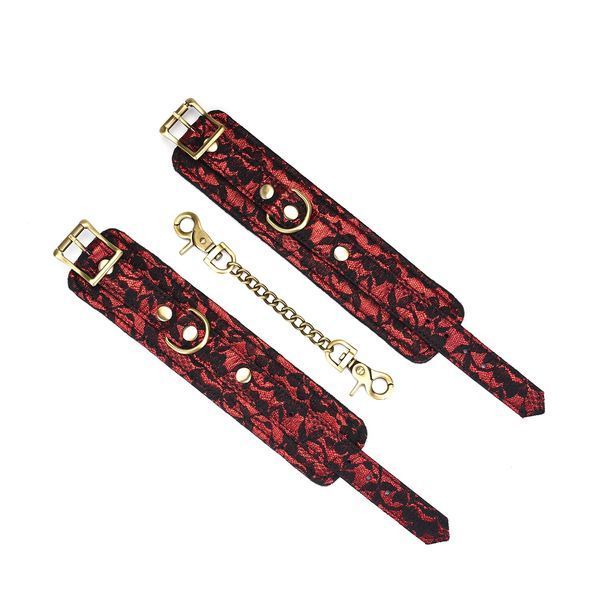 Наручники Liebe Seele Victorian Garden Wrist Cuff, кільця та з&rsquo;єднувальний ланцюжок SO9473 фото