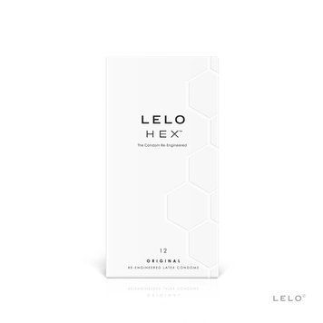 Презервативи LELO HEX Condoms Original 12 Pack, тонкі та суперміцні SX1294 фото
