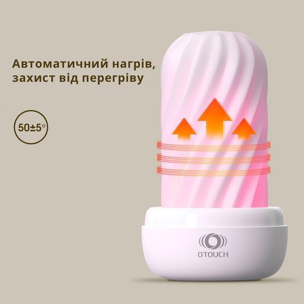 Мастурбатор Otouch DECOR 2, TPE, підігрів до 55 &deg;C, УФ-дезінфекція SO9370 фото