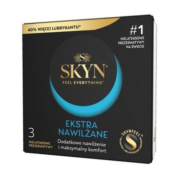 Презервативи SKYN Ekstra Nawilżane 3 шт SX2379 фото