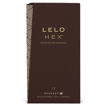 Презервативи LELO HEX Condoms Respect XL 12 Pack, тонкі та суперміцні, збільшений розмір SX1295 фото
