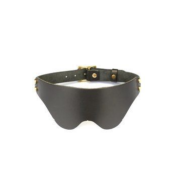 Шкіряна маска на очі Liebe Seele Samurai Blindfold SX2814 фото