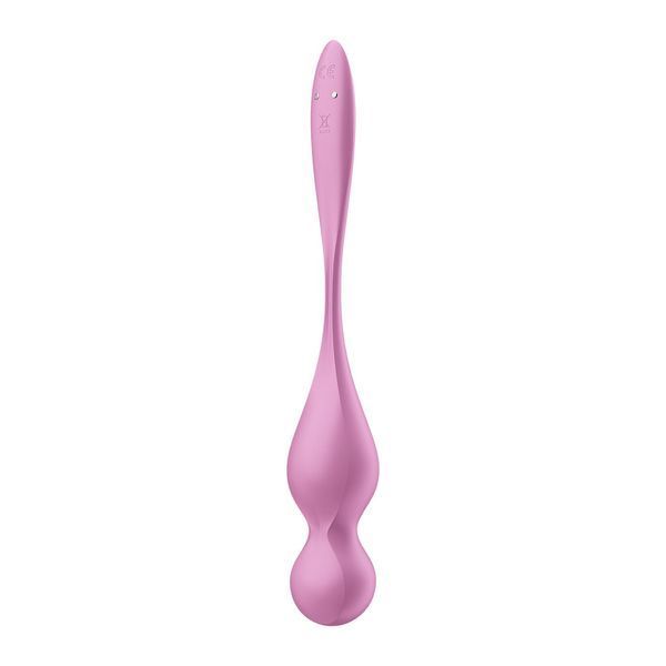 Вагінальні смарт-кульки з вібрацією Satisfyer Love Birds 1 Connect App Pink, 78 г SX0570 фото